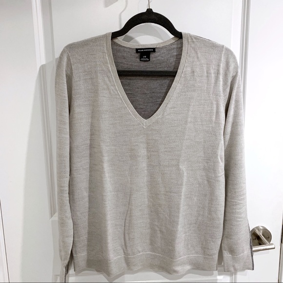 Club Monaco Agnes Back-Block Sweater - Picture 2 of 4